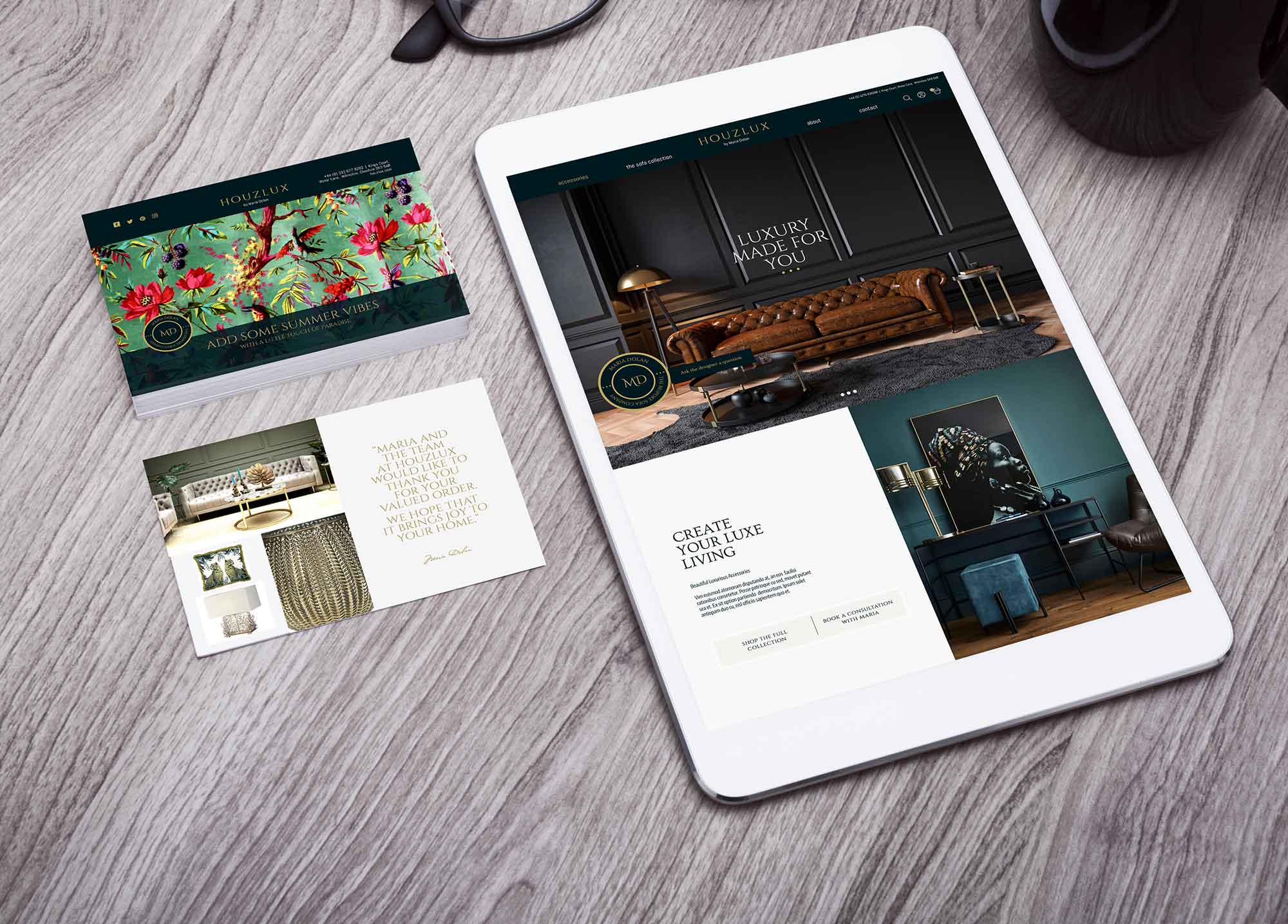 Bespoke Luxury Homeware Products by HouzLux